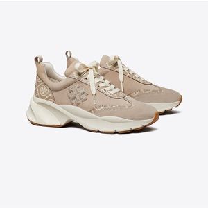 New Tory Burch T Monogram Good Luck Trainer